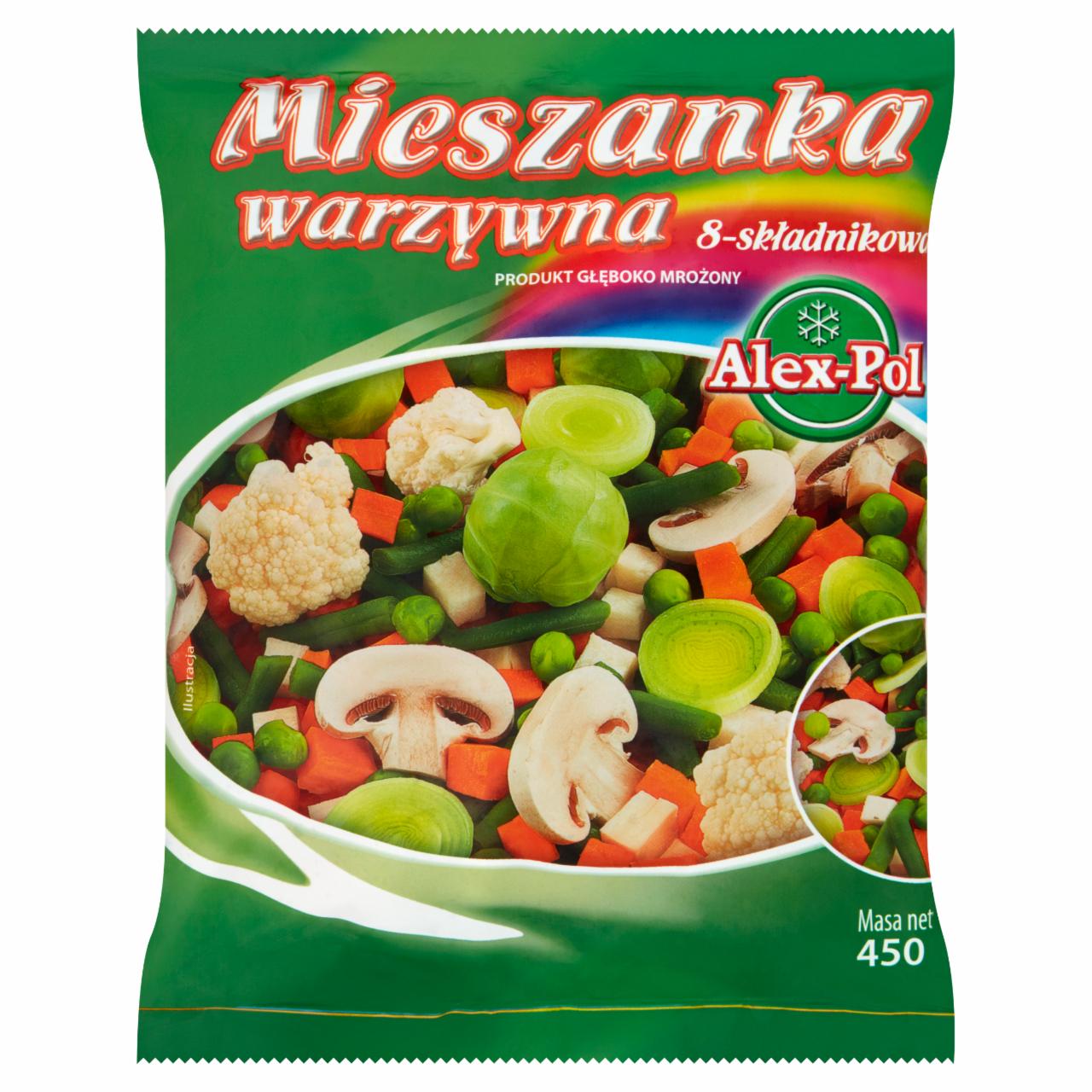 Zdjęcia - Mieszanka warzywna 8-składnikowa 450 g