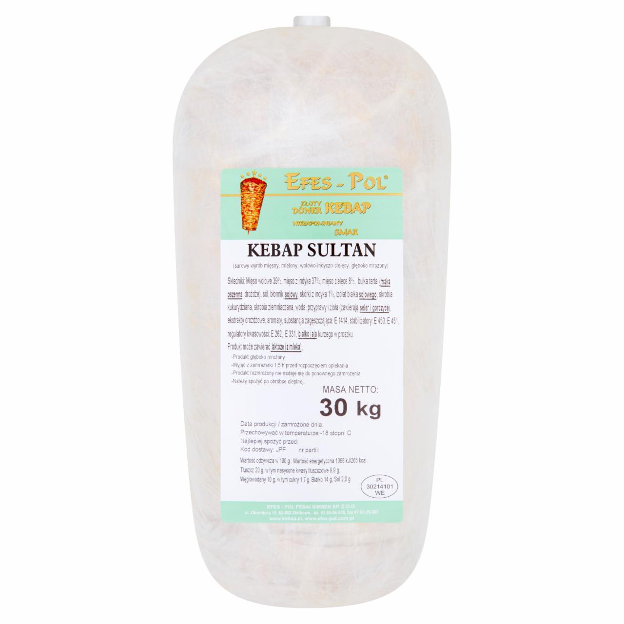 Zdjęcia - Kebap Sultan wołowo-indyczo-cielęcy 30 kg