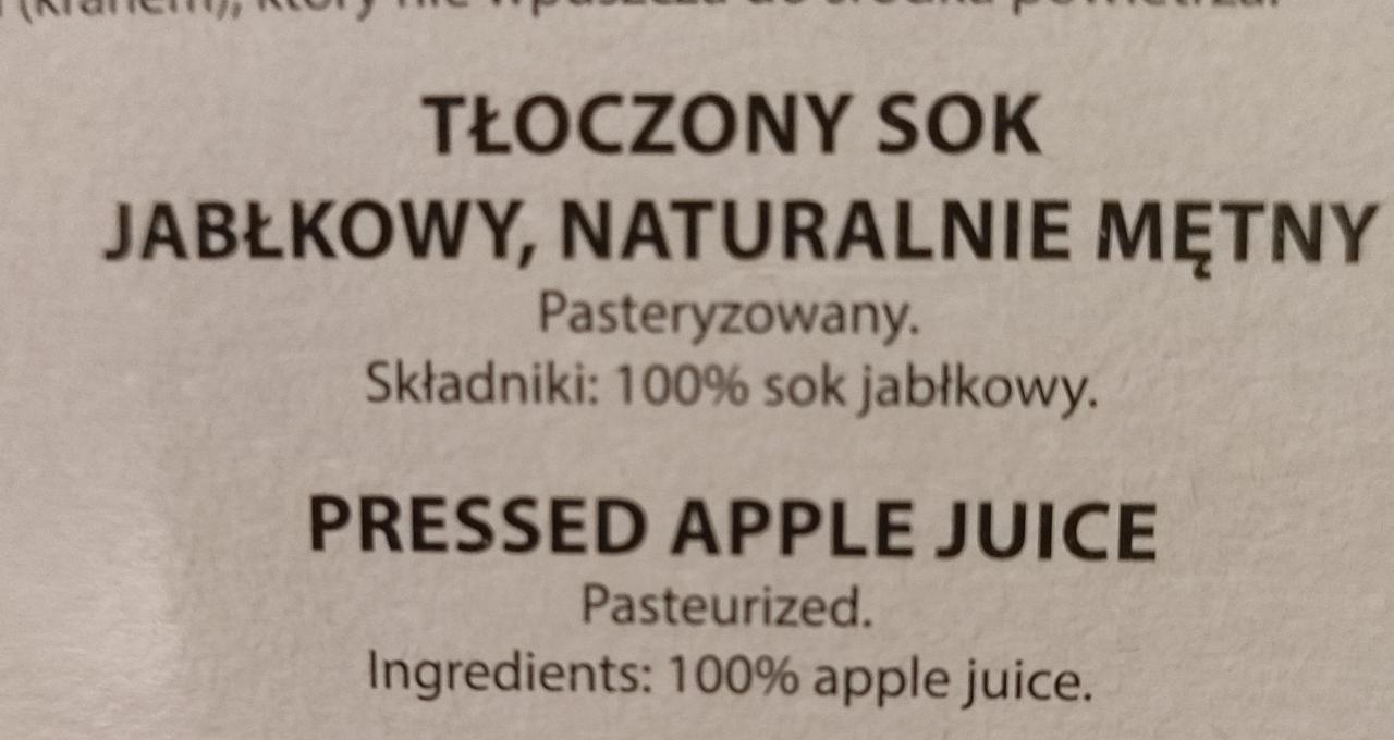 Zdjęcia - Sok jabłkowy naturalnie mętny Dolina Czerska