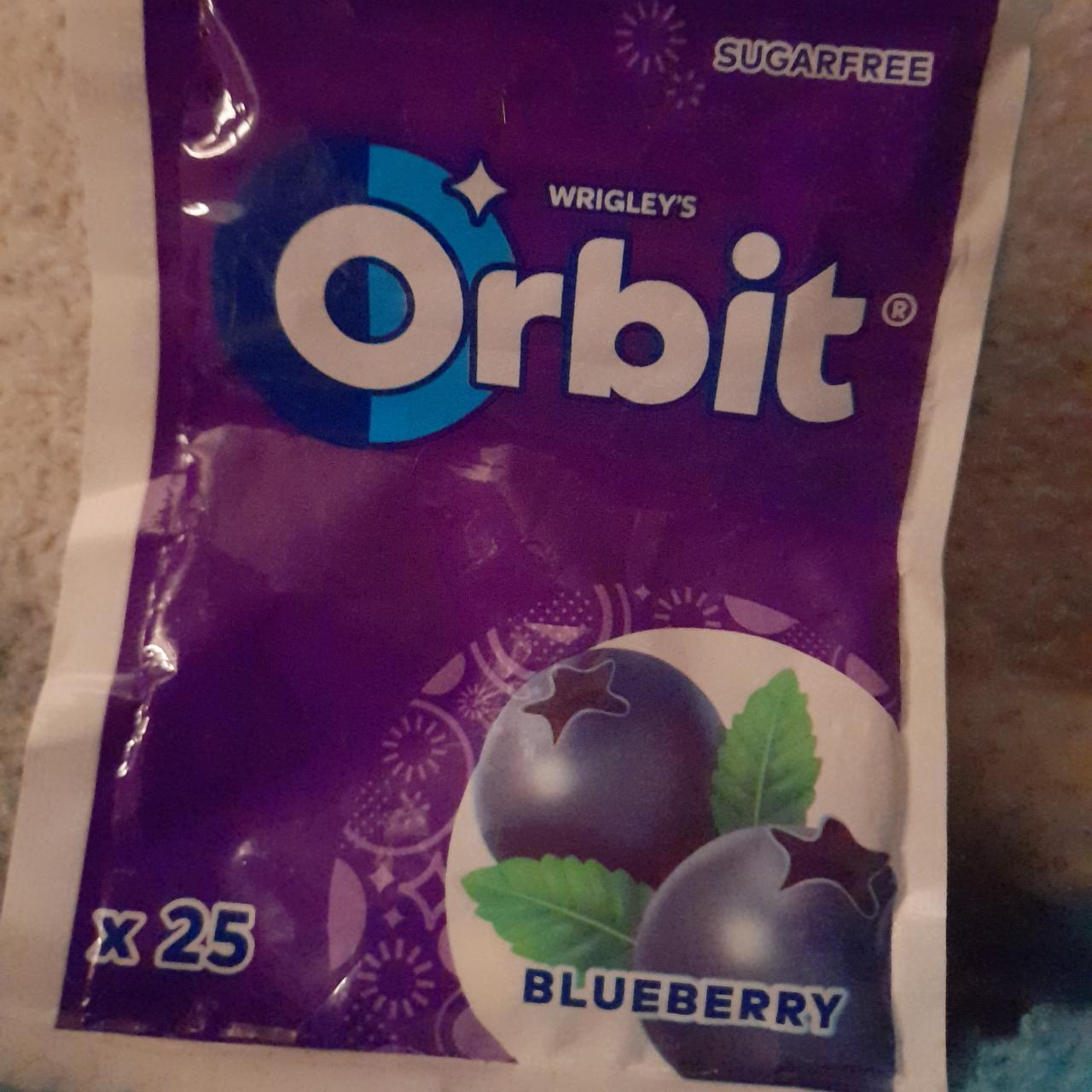 Zdjęcia - Orbit Blueberry Bezcukrowa guma do żucia 29 g (21 sztuk)