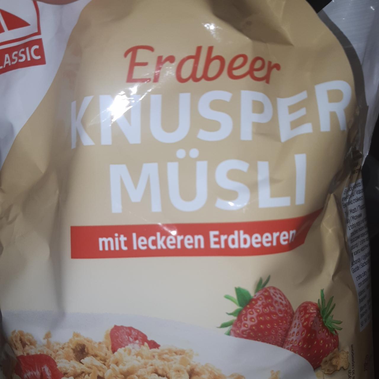 Zdjęcia - Crunchy Muesli Strawberry classic Kaufland