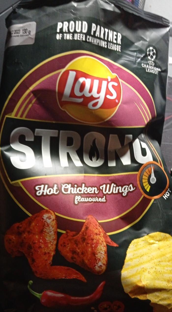 Zdjęcia - Chipsy strong hot chicken wings Lay's