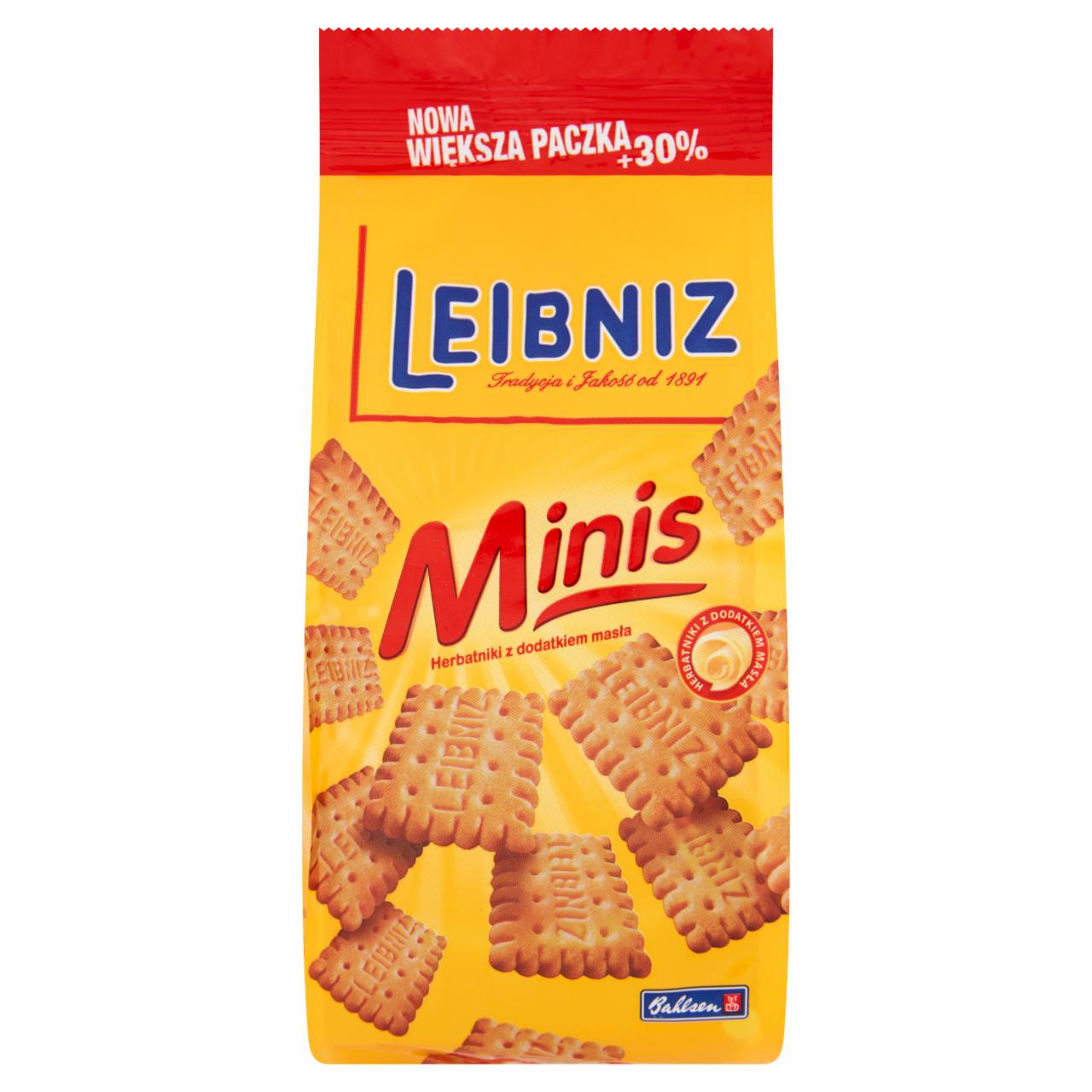 Zdjęcia - Leibniz Minis Herbatniki z dodatkiem masła 130 g