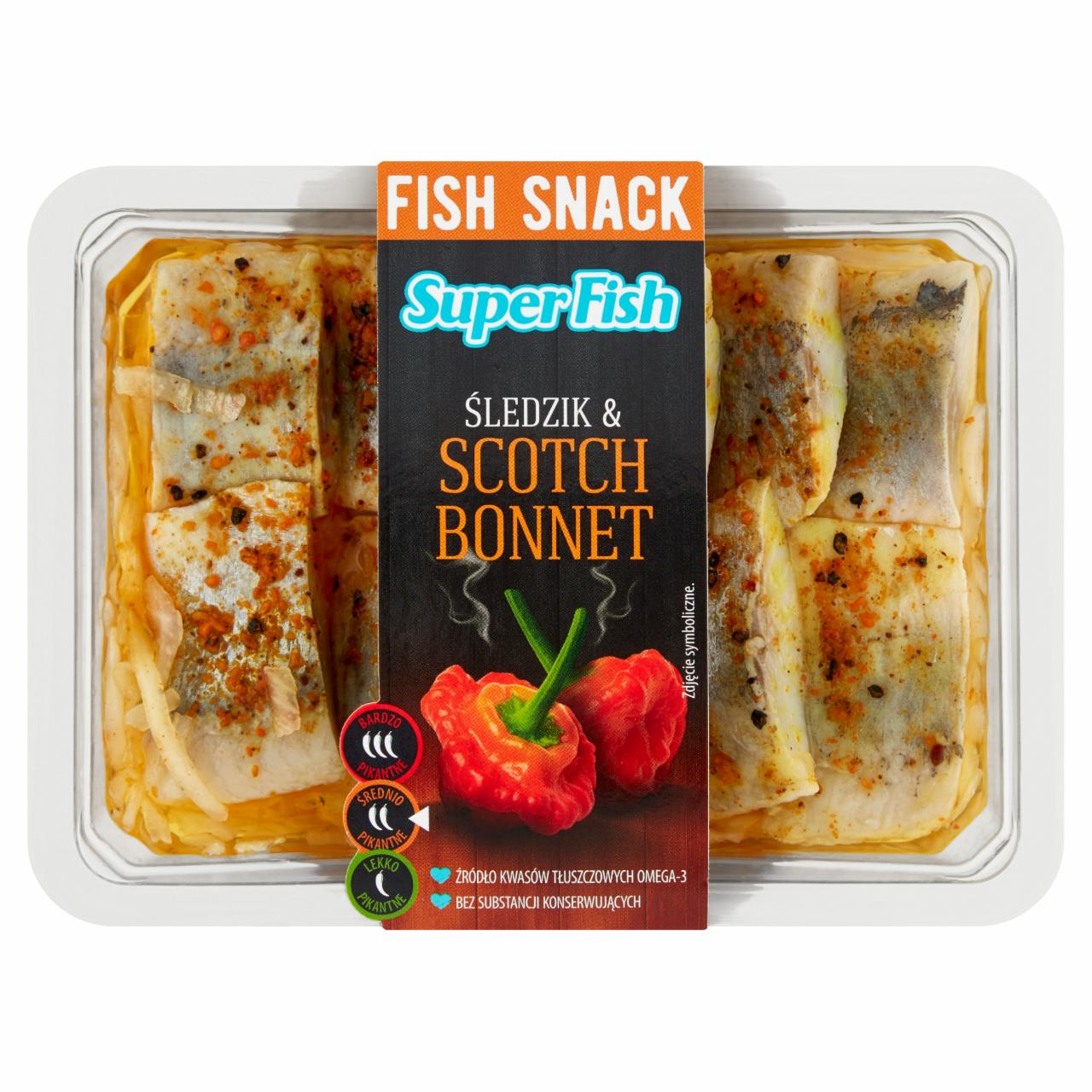 Zdjęcia - SuperFish Śledzik & scotch bonnet 200 g