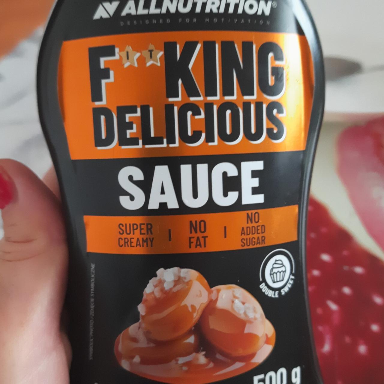 Zdjęcia - Fit King Delicious sauce salted caramel Allnutrition