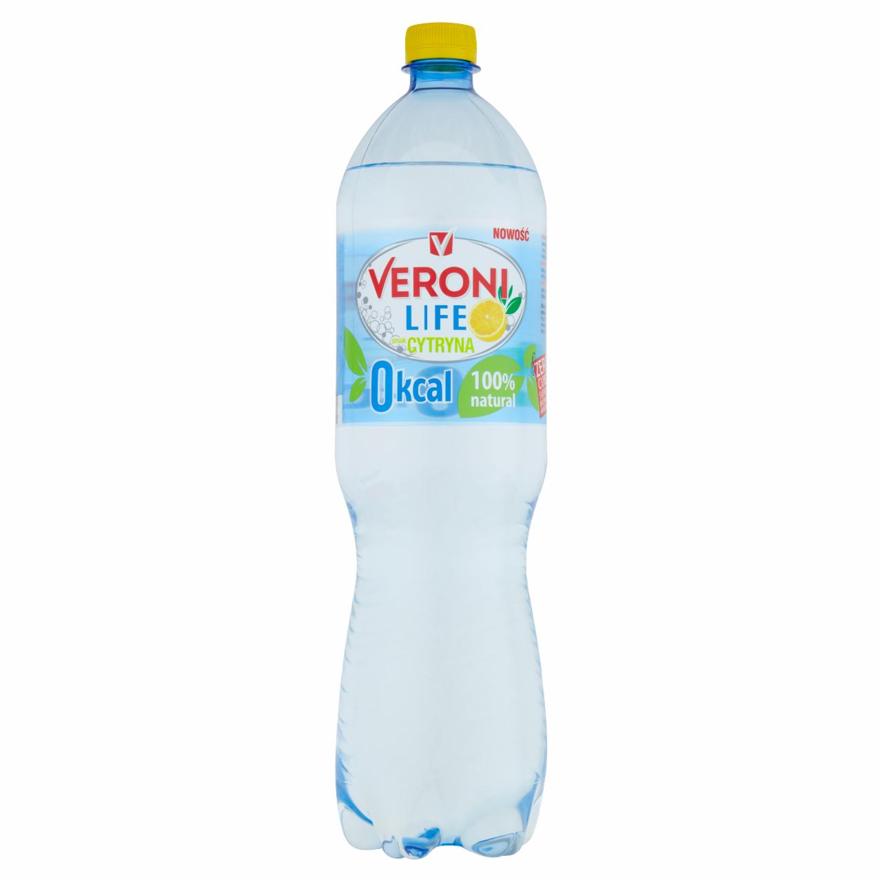 Zdjęcia - Veroni Life Napój gazowany smak cytryna 1,5 l