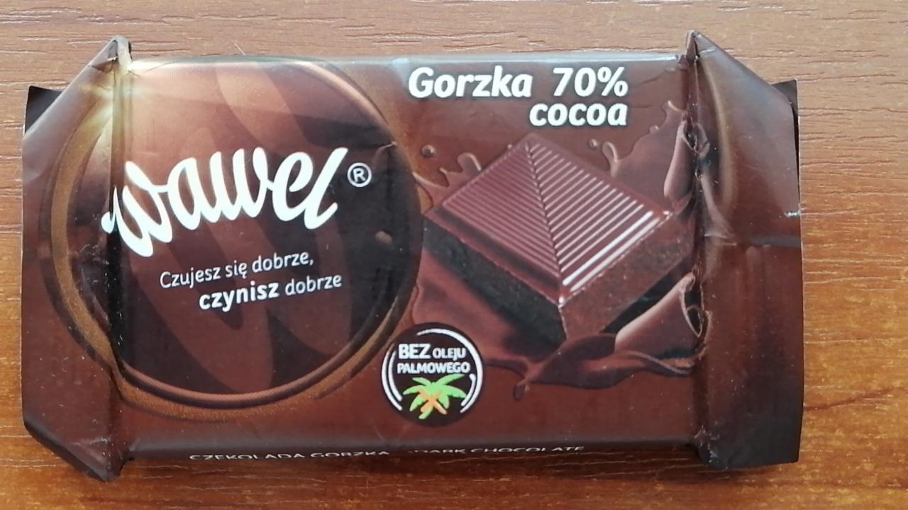 Zdjęcia - Wawel Czekolada gorzka 35 g