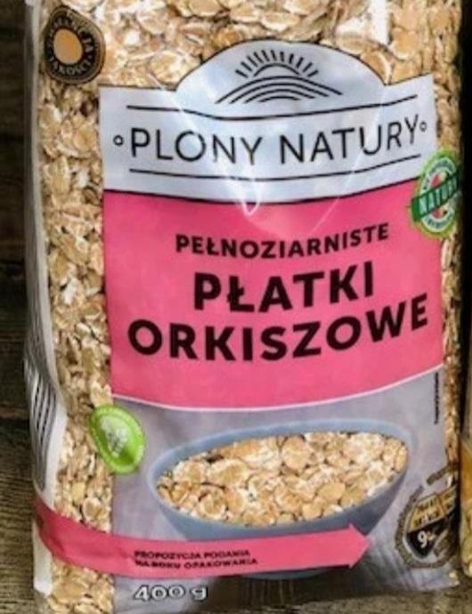 Zdjęcia - Pełnoziarniste płatki orkiszowe Plony natury