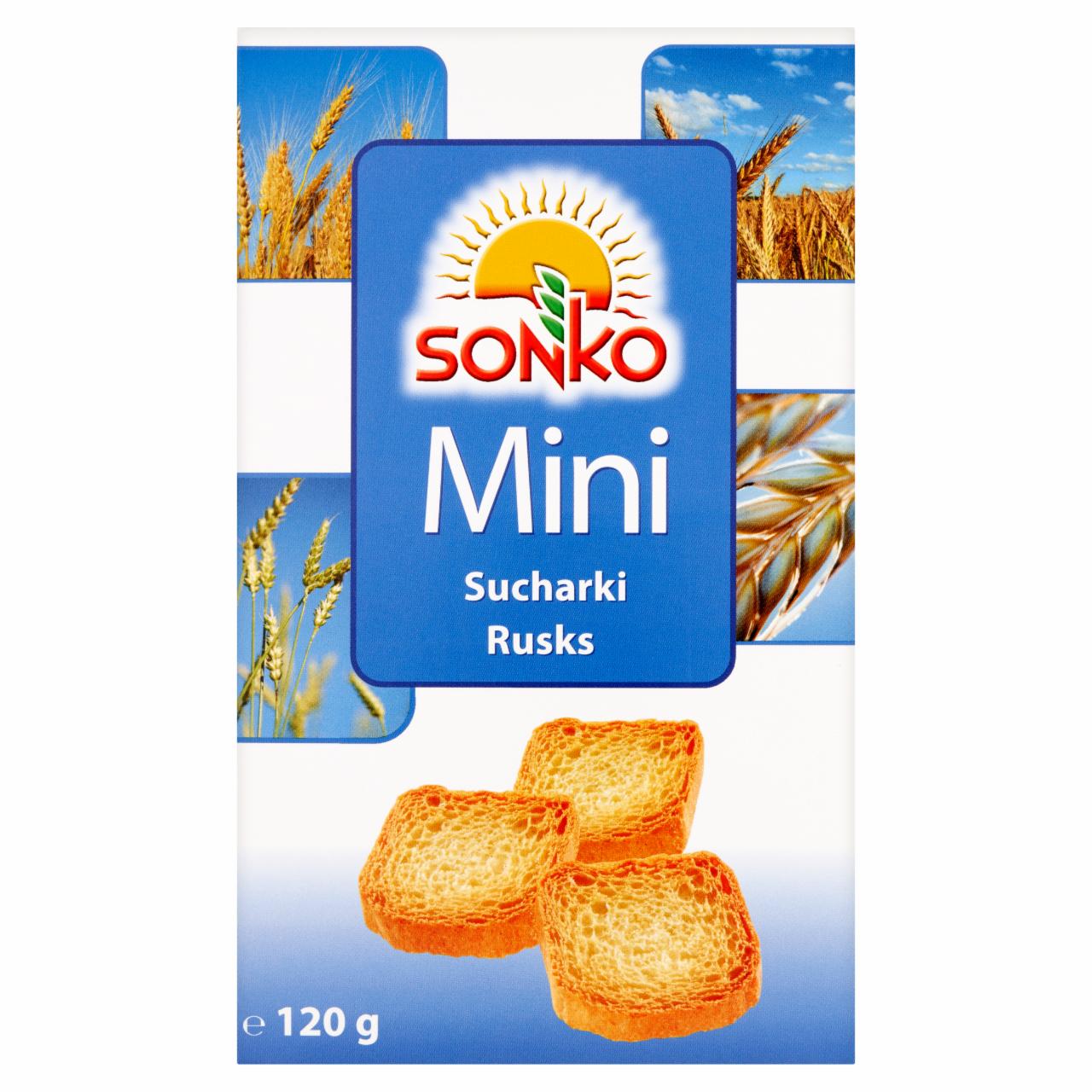 Zdjęcia - Sonko Mini sucharki 120 g (60 sztuk)
