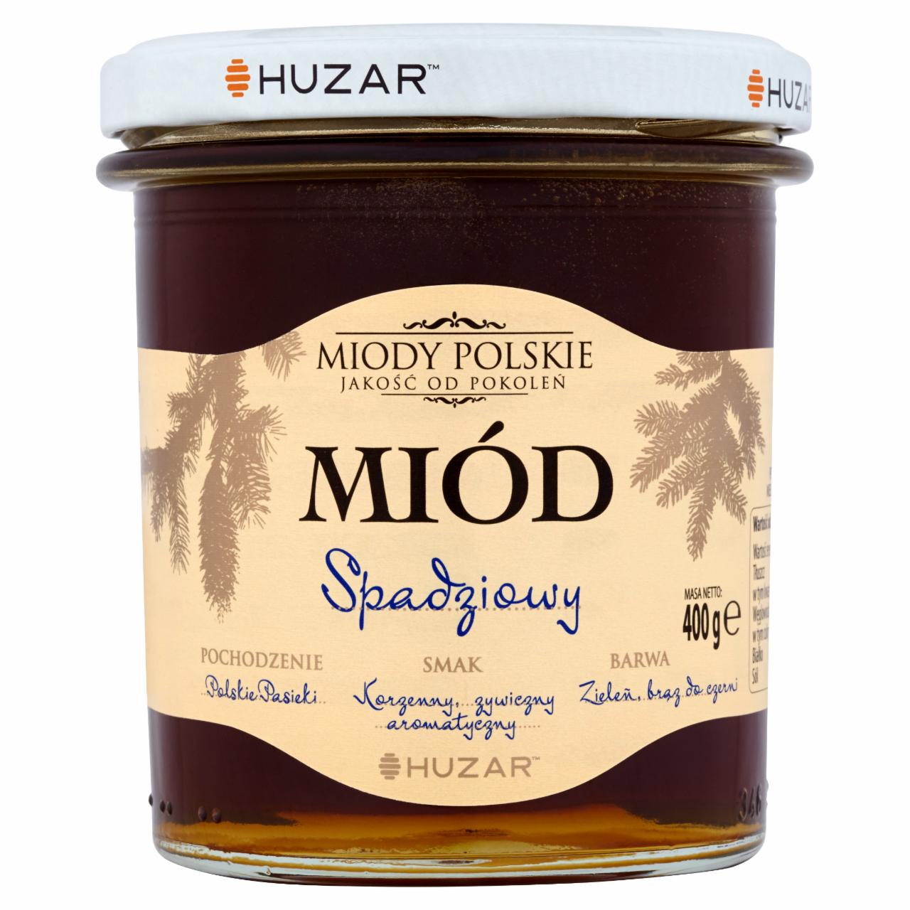 Zdjęcia - Huzar Miody polskie Miód spadziowy 400 g