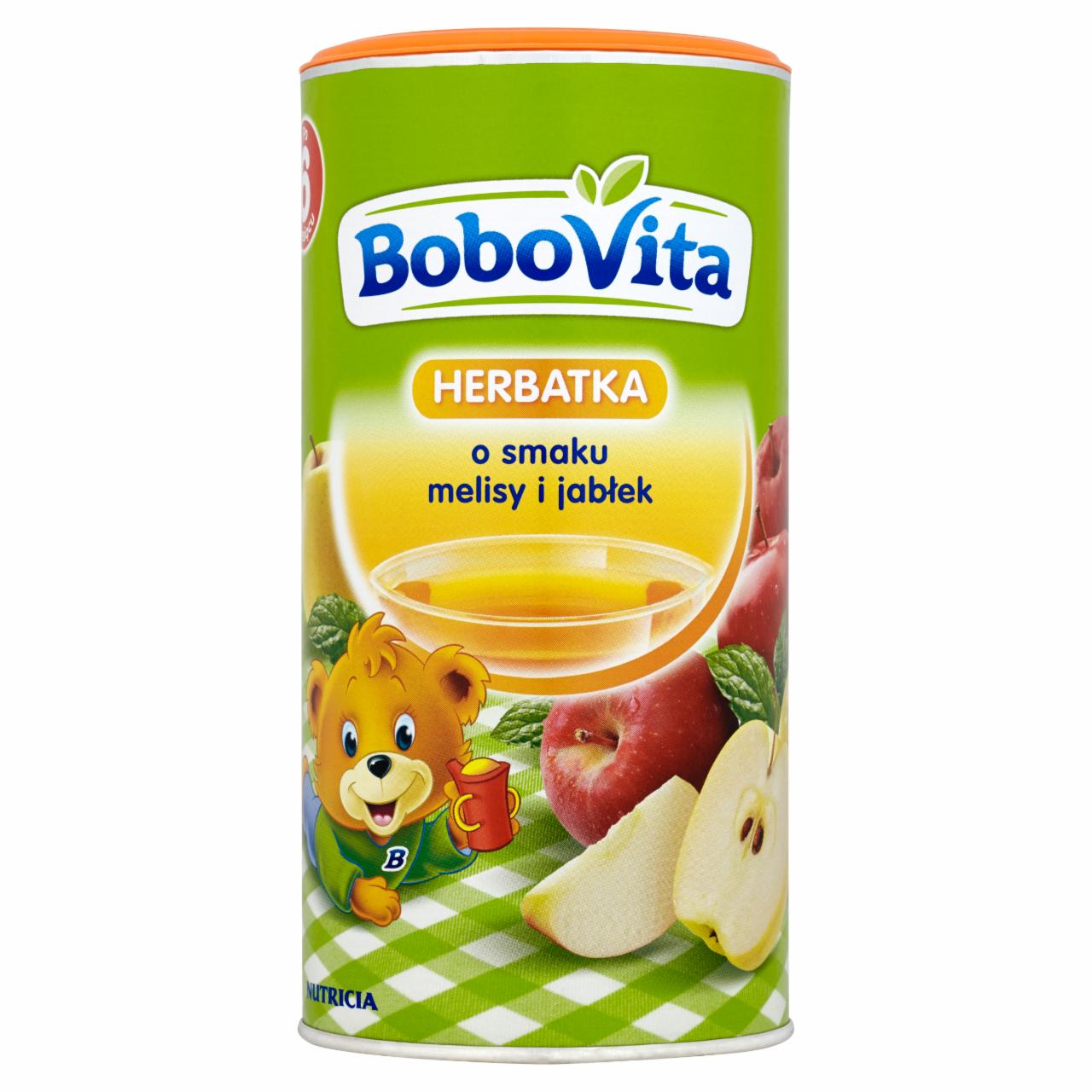Zdjęcia - BoboVita Herbatka o smaku melisy i jabłek po 6 miesiącu 200 g