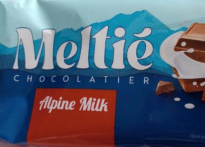 Zdjęcia - Czekolada alpine milk Meltié