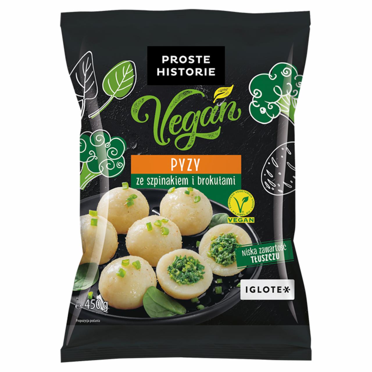 Zdjęcia - Vegan Pyzy ze szpinakiem i brokułami Proste Historie