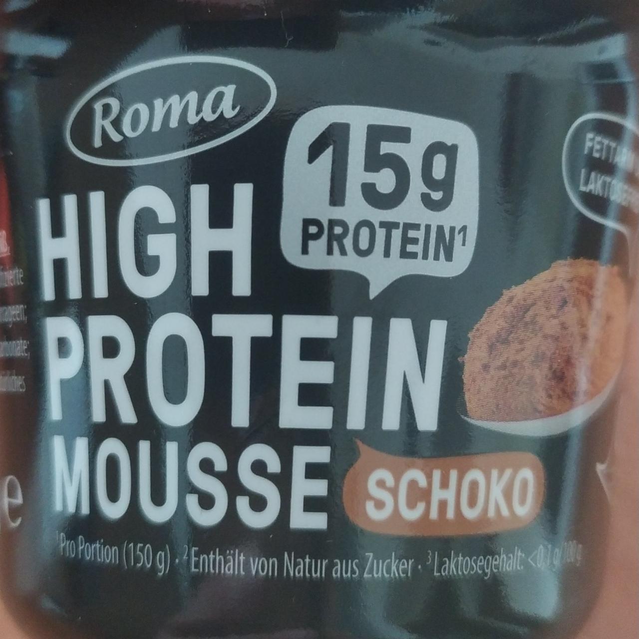 Zdjęcia - high protein mousse schoko Roma