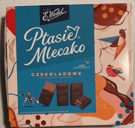 Zdjęcia - Ptasie Mleczko czekoladowe w czekoladzie deserowej E.Wedel