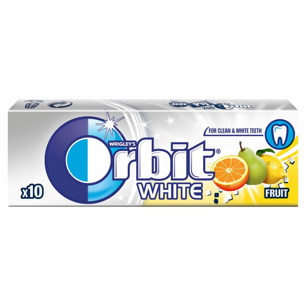 Zdjęcia - Orbit White Fruit Bezcukrowa guma do żucia 29 g (21 sztuk)