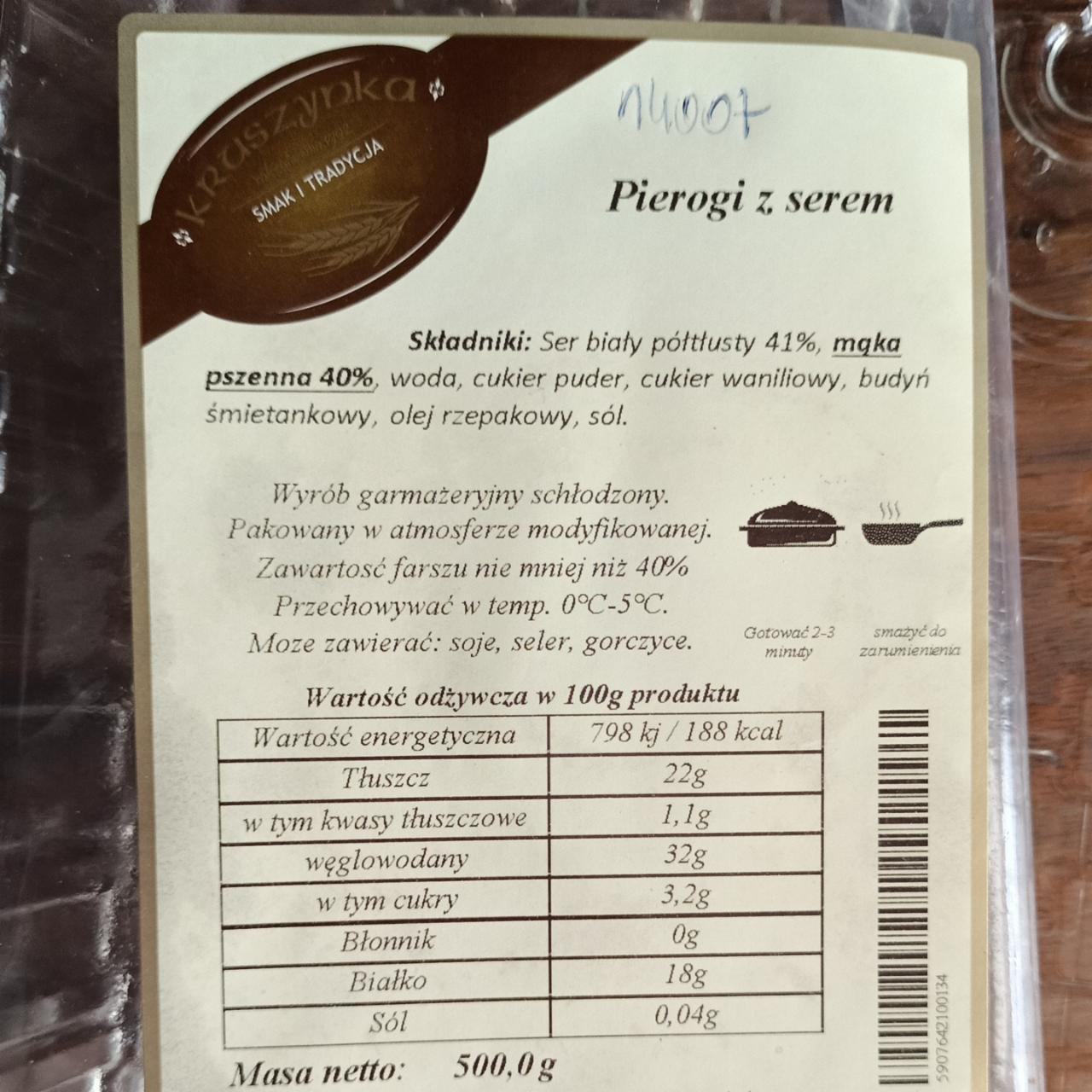Zdjęcia - Pierogi z serem Kruszynka