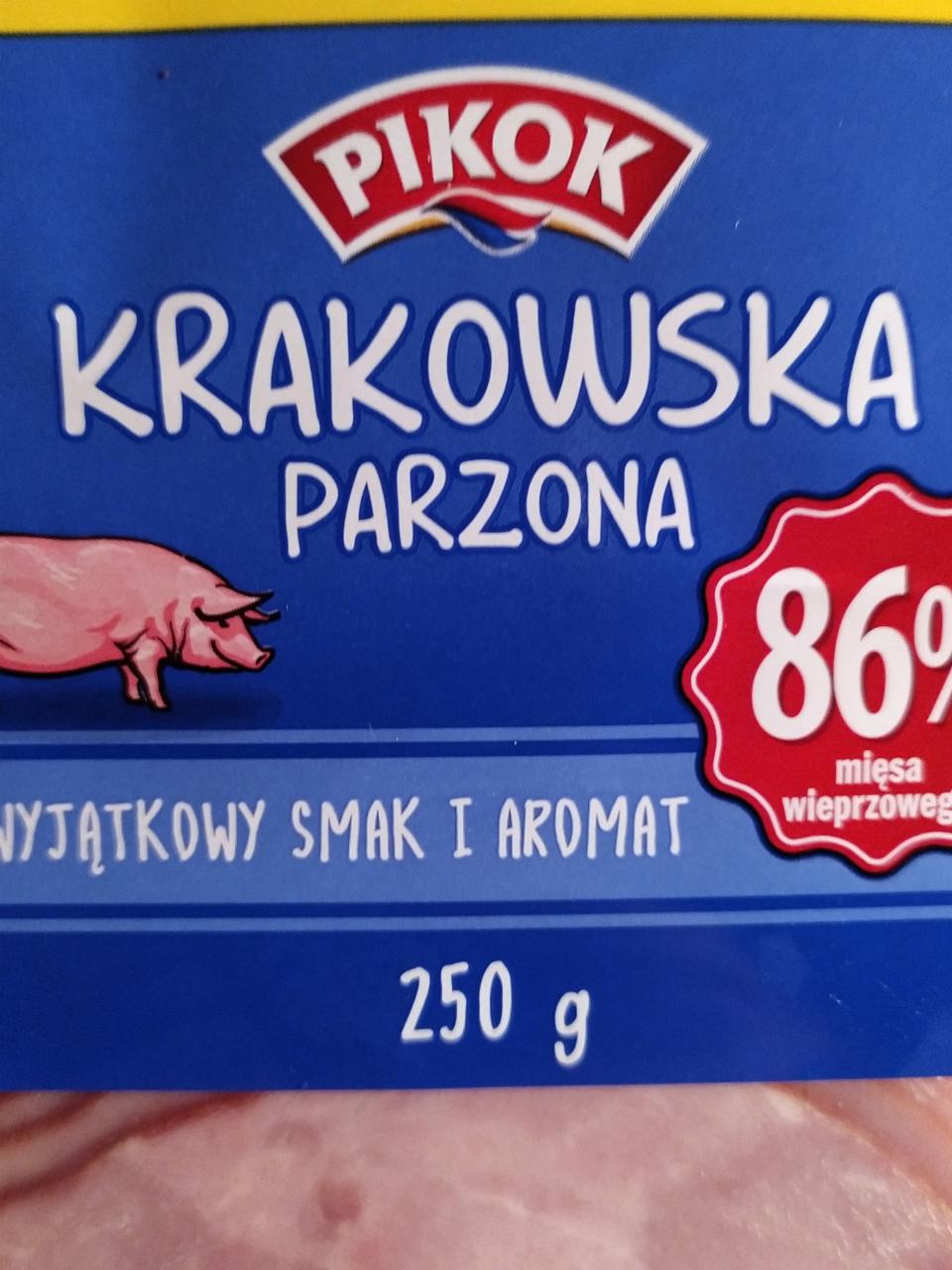 Zdjęcia - Krakowska parzona 86% mięsa Pikok