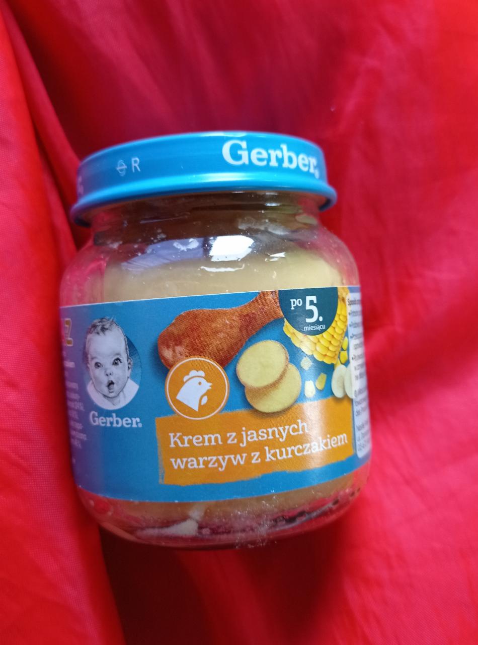 Zdjęcia - Gerber Krem z jasnych warzyw z kurczakiem dla niemowląt po 5. miesiącu 125 g