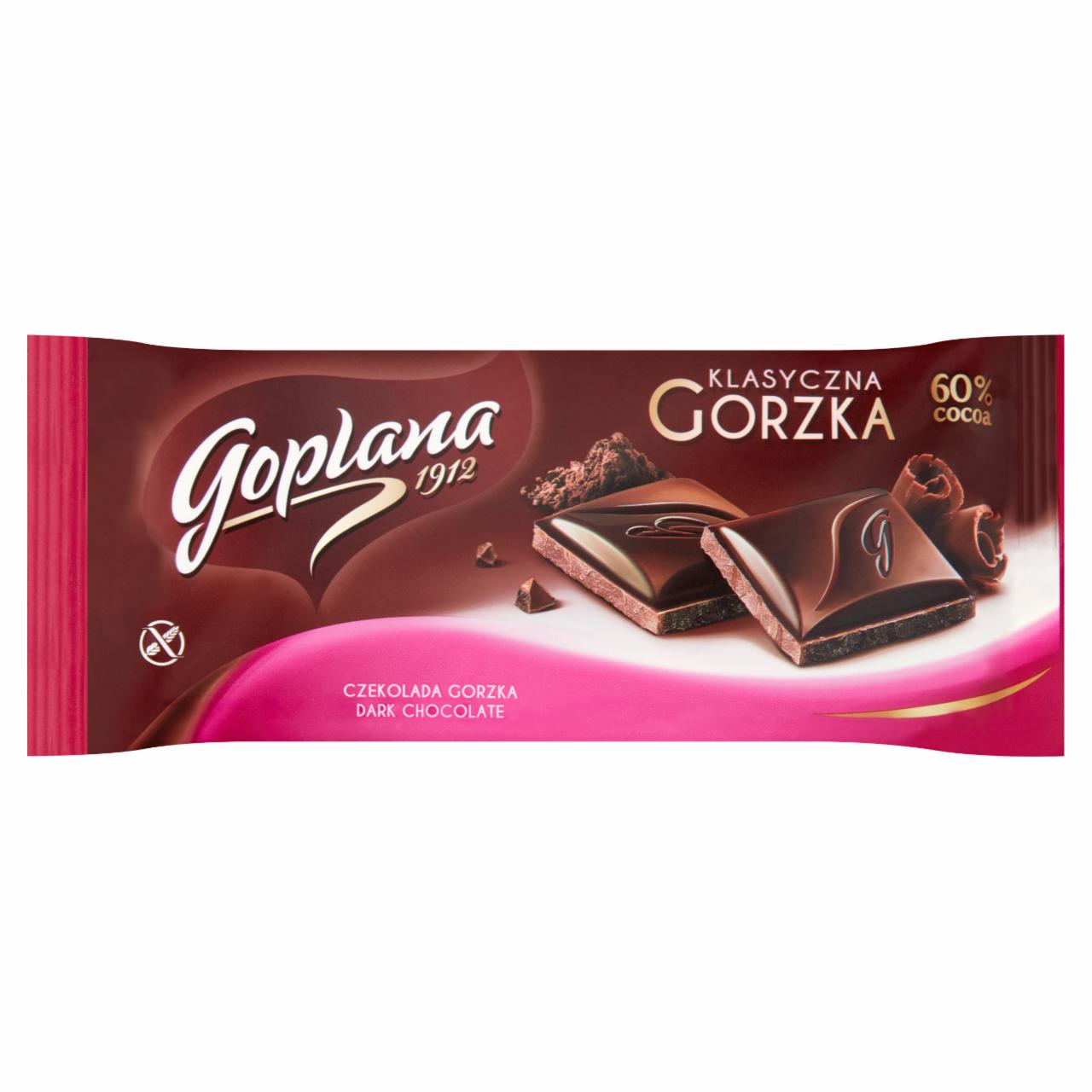 Zdjęcia - Goplana 60% Cocoa Klasyczna gorzka Czekolada 90 g