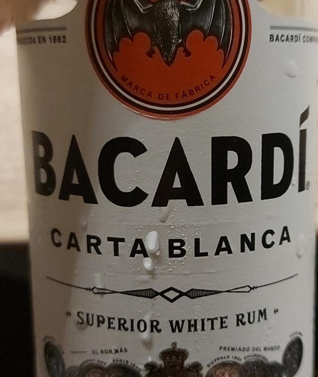 Zdjęcia - Carta blanca Bacardi