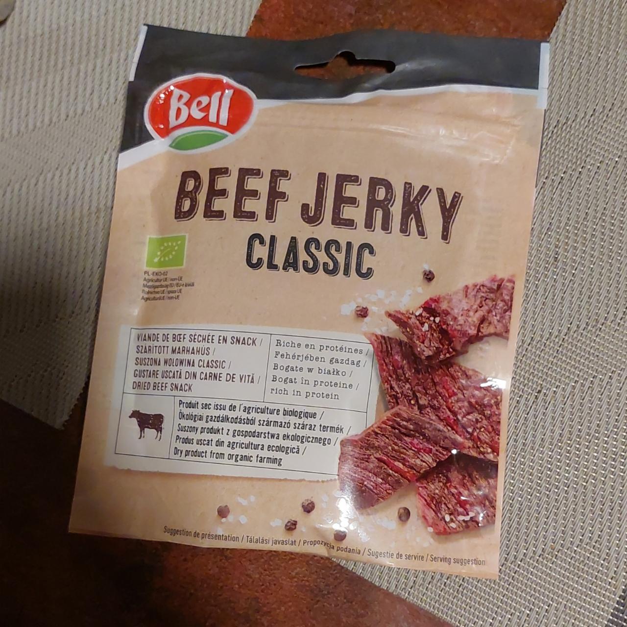 Zdjęcia - Beef jerky classic. suszona wołowina classic Bell