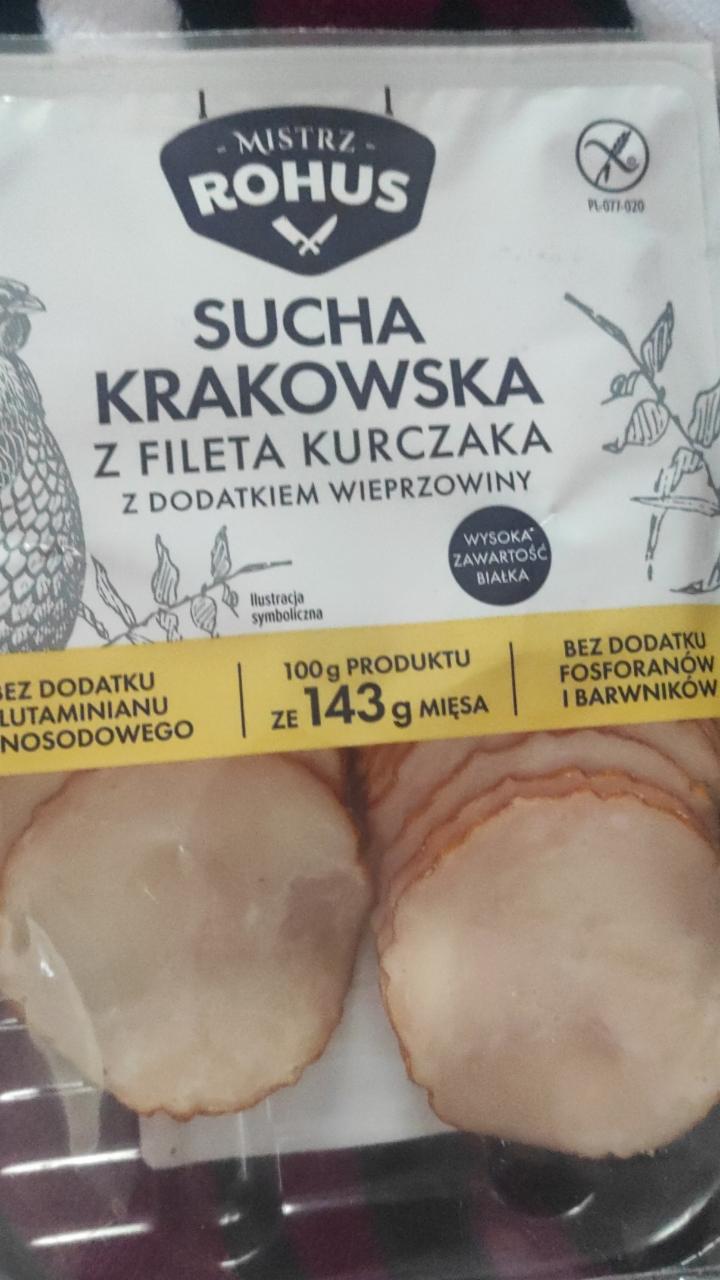 Zdjęcia - Sucha Krakowska z fileta kurczaka Mistrz Rohus