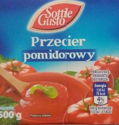 Zdjęcia - Przecier pomidorowy Sottile Gusto