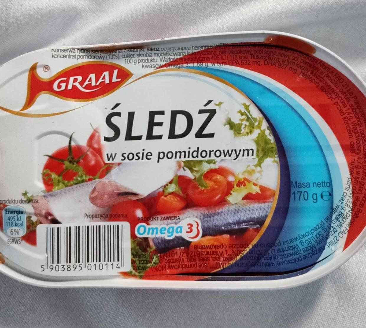 Zdjęcia - Śledź w sosie pomidorowym Graal