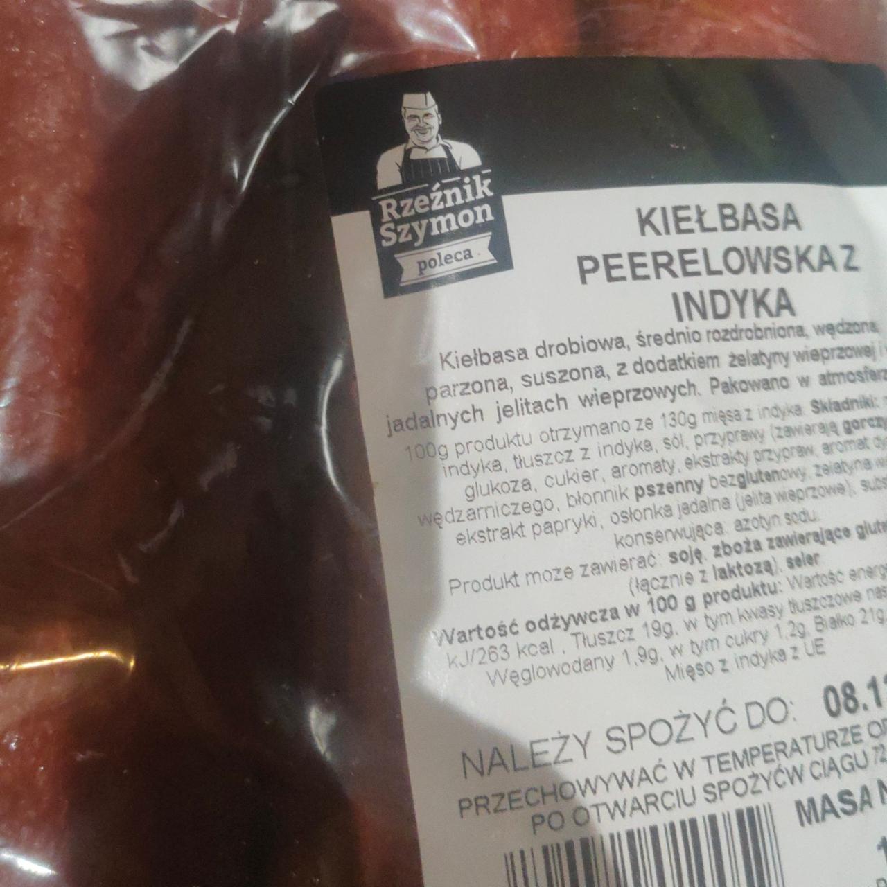 Zdjęcia - Kiełbasa peerelowska z indyka Rzeźnik Szymon