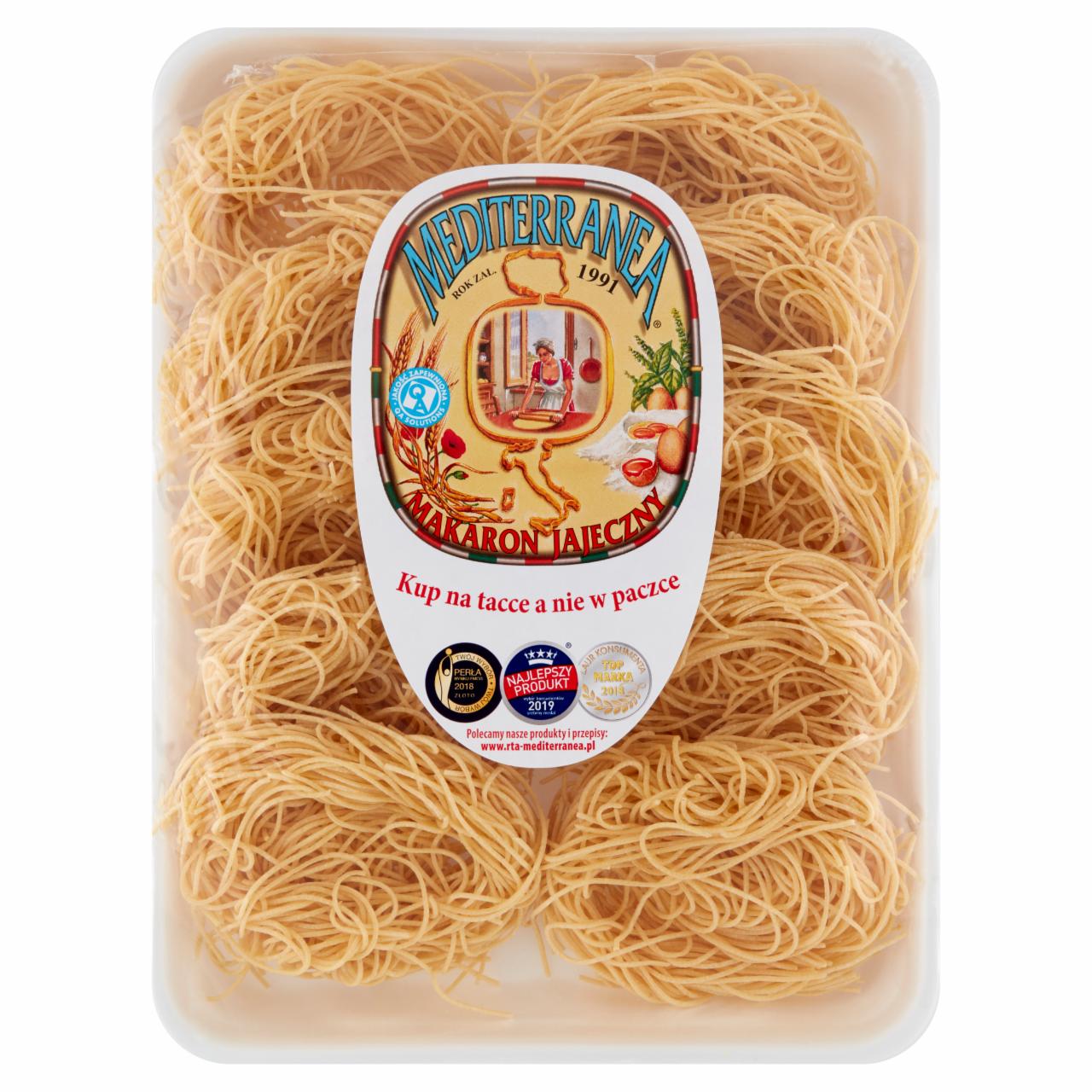 Zdjęcia - Mediterranea Makaron jajeczny 101 nitka 500 g