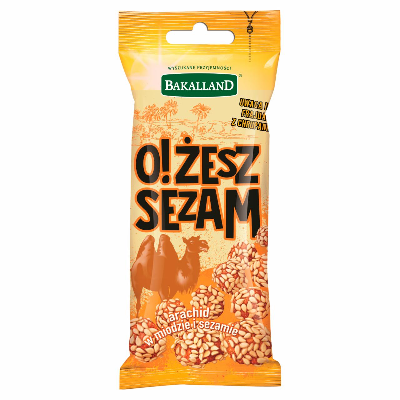 Zdjęcia - Bakalland O! Żesz Sezam Arachid w miodzie i sezamie 50 g