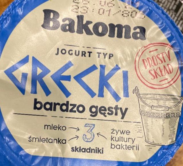Zdjęcia - Bakoma Jogurt typ grecki bardzo gęsty 170 g