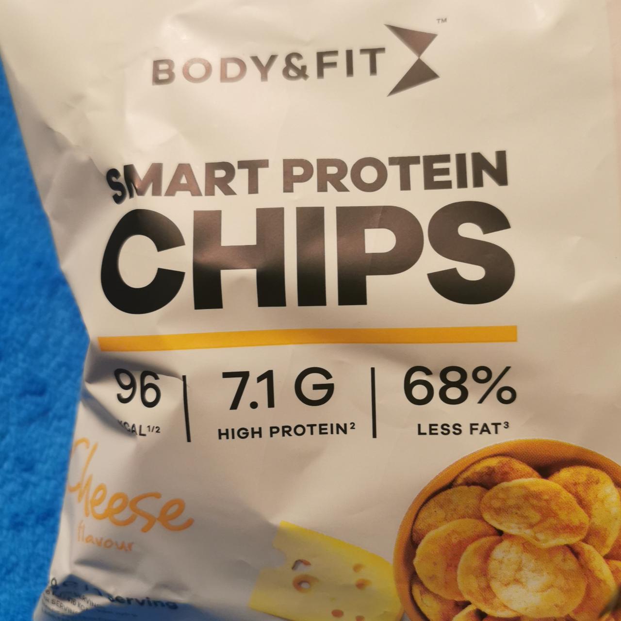 Zdjęcia - Body&fit Smart protein chips cheese flavour