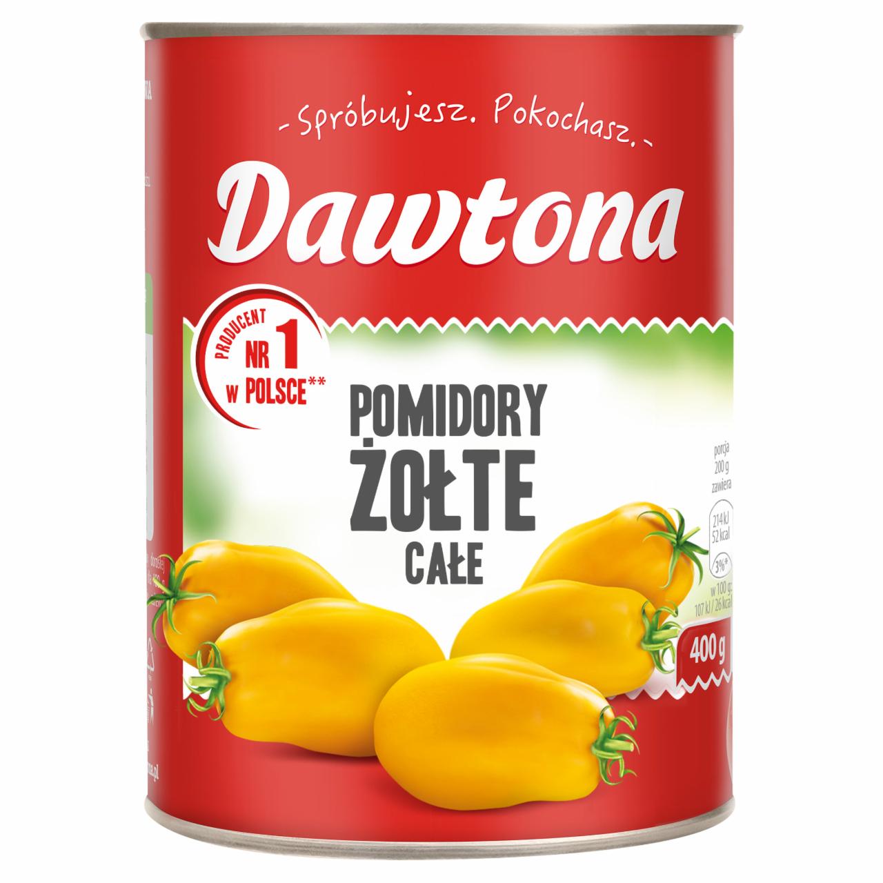 Zdjęcia - Dawtona Pomidory żółte całe 400 g