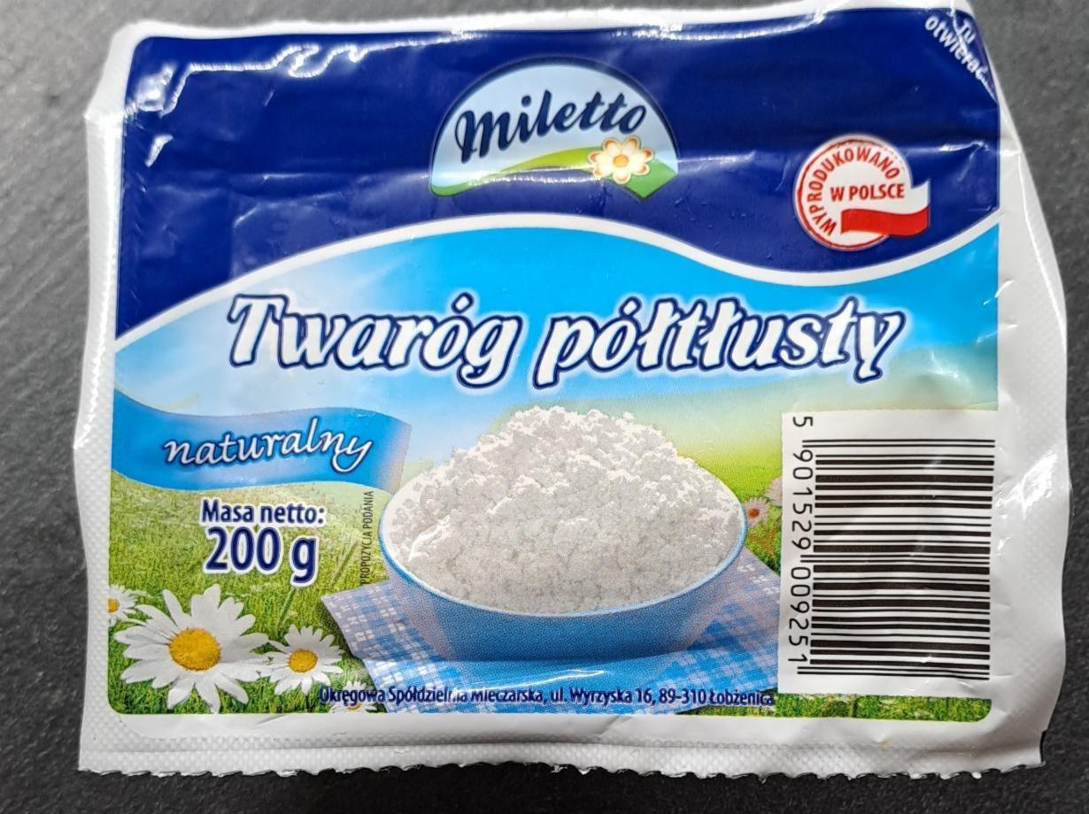 Zdjęcia - Twaróg półtłusty naturalny Miletto