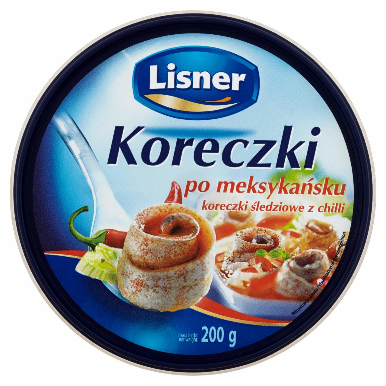 Zdjęcia - Lisner Koreczki śledziowe po meksykańsku z chilli 200 g