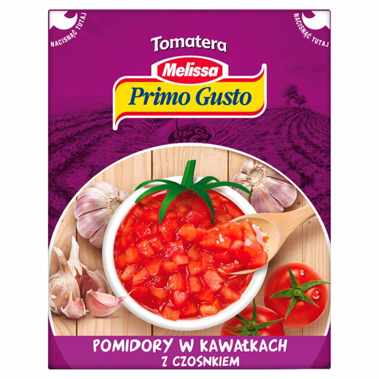 Zdjęcia - Primo Gusto Melissa Tomatera Pomidory w kawałkach z czosnkiem