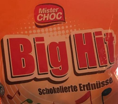 Zdjęcia - Big Hit XXL Schokolierte Erdnüsse Mister Choc