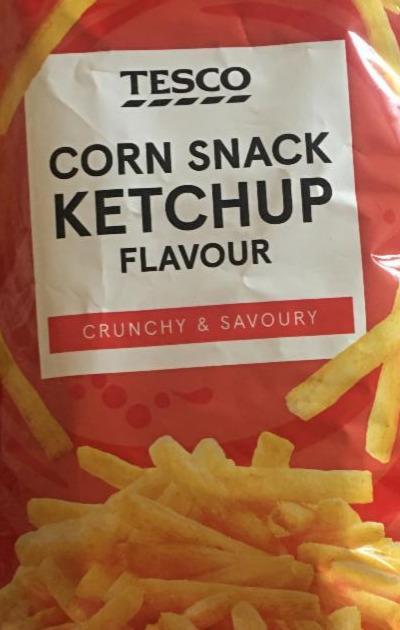Zdjęcia - Corn snack Ketchup flavour Tesco