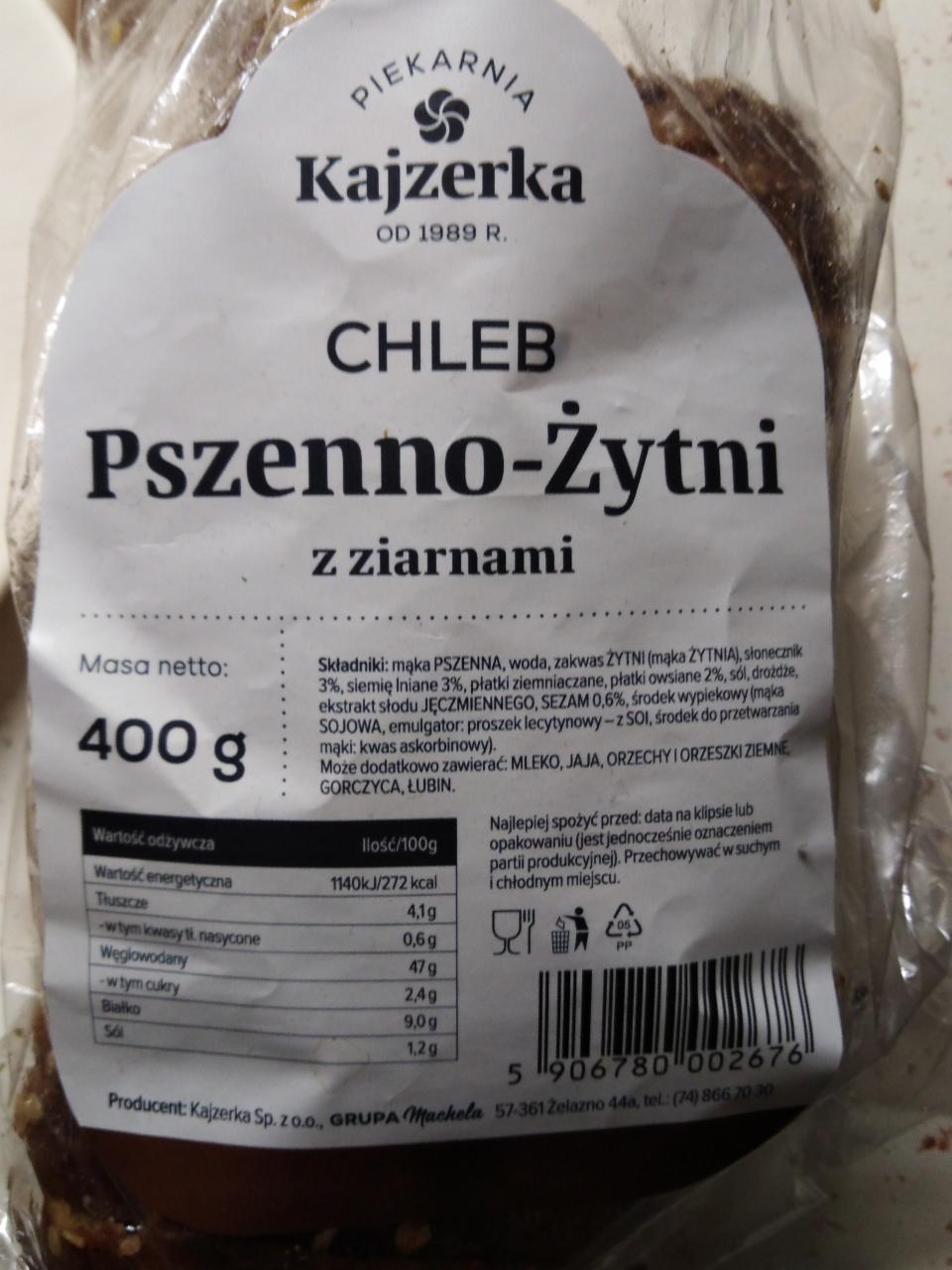 Zdjęcia - Chleb pszenno-żytni z ziarnami Kajzerka
