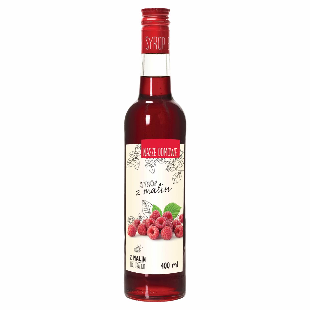 Zdjęcia - Nasze Domowe Syrop z malin 400 ml