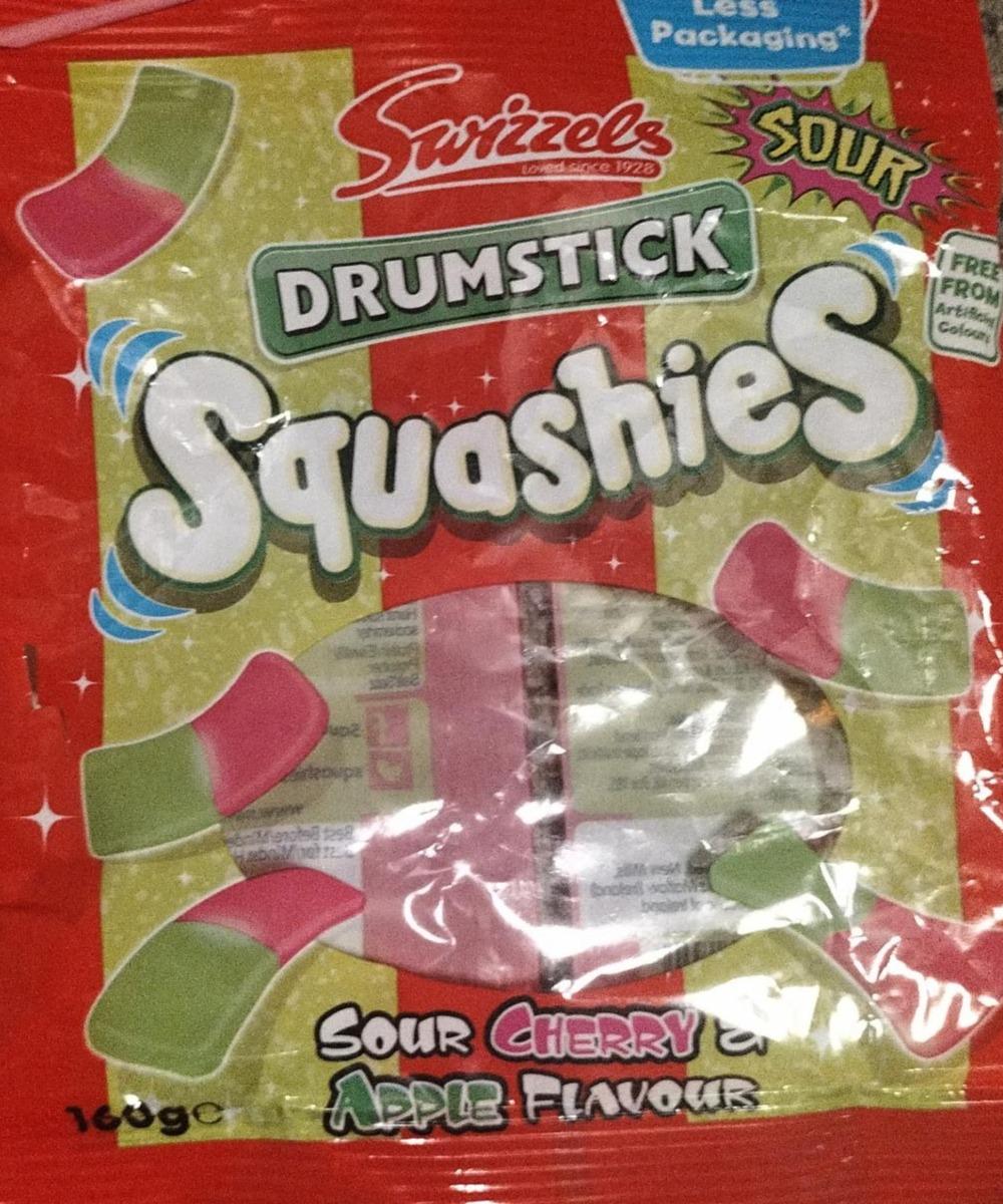 Zdjęcia - Drumstick squashies sour cherry & apple flavour Swizzels