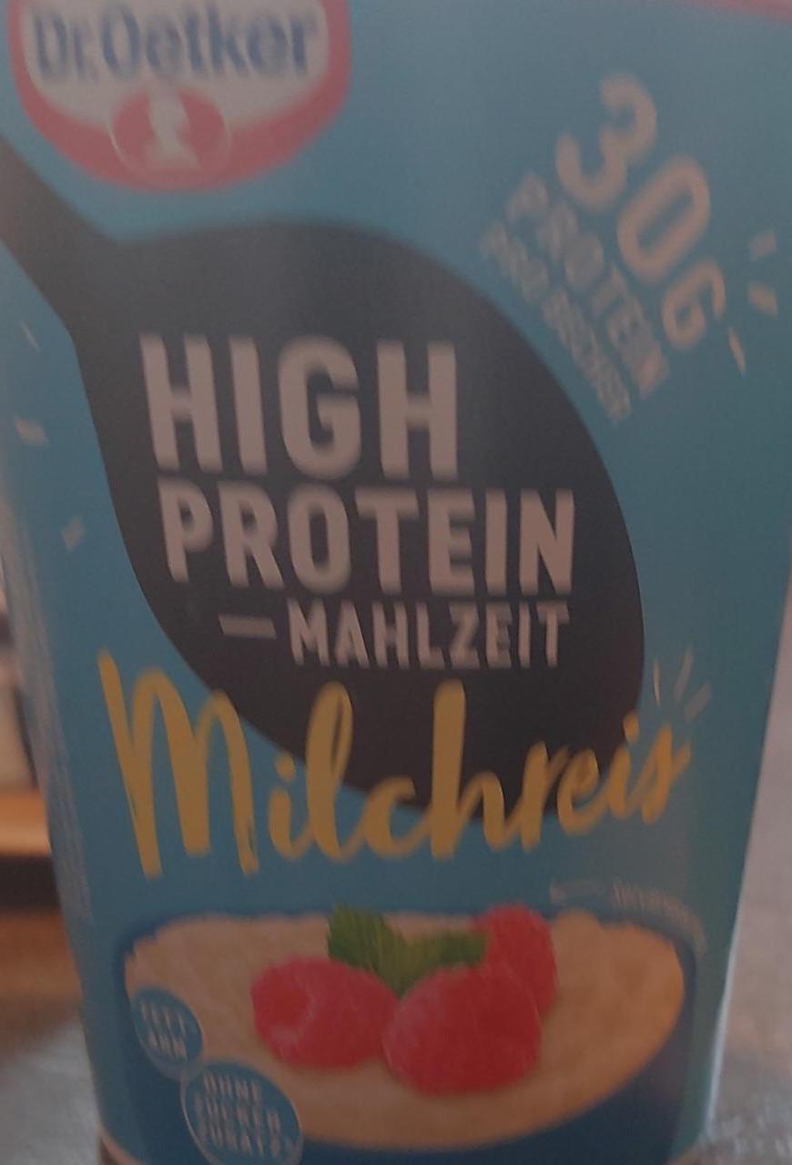 Zdjęcia - High Protein Mahlzeit Milchreis Dr.Oetker
