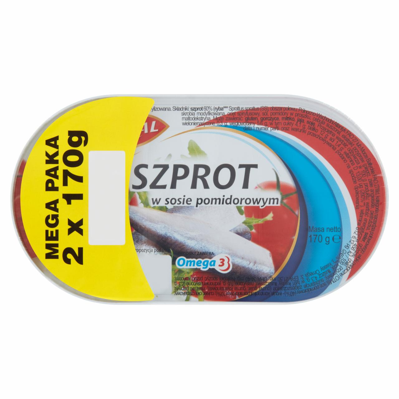 Zdjęcia - Graal Szprot w sosie pomidorowym 2 x 170 g