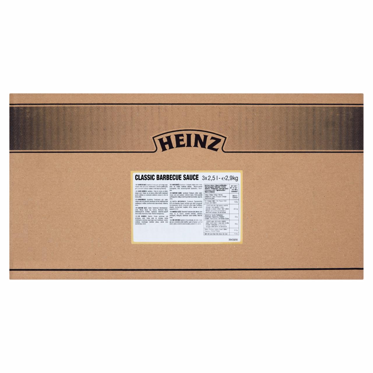 Zdjęcia - Heinz Classic Sos barbecue 3 x 2,9 kg