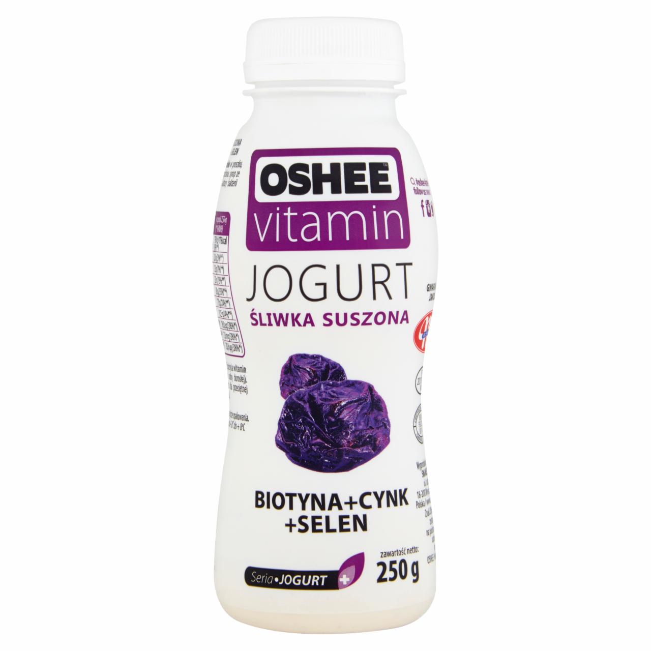Zdjęcia - Oshee Vitamin Jogurt śliwka suszona 250 g
