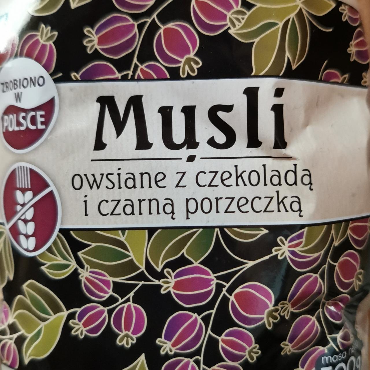 Zdjęcia - Musli owsiane z czekolada i czarna porzeczka Pięć Przemian