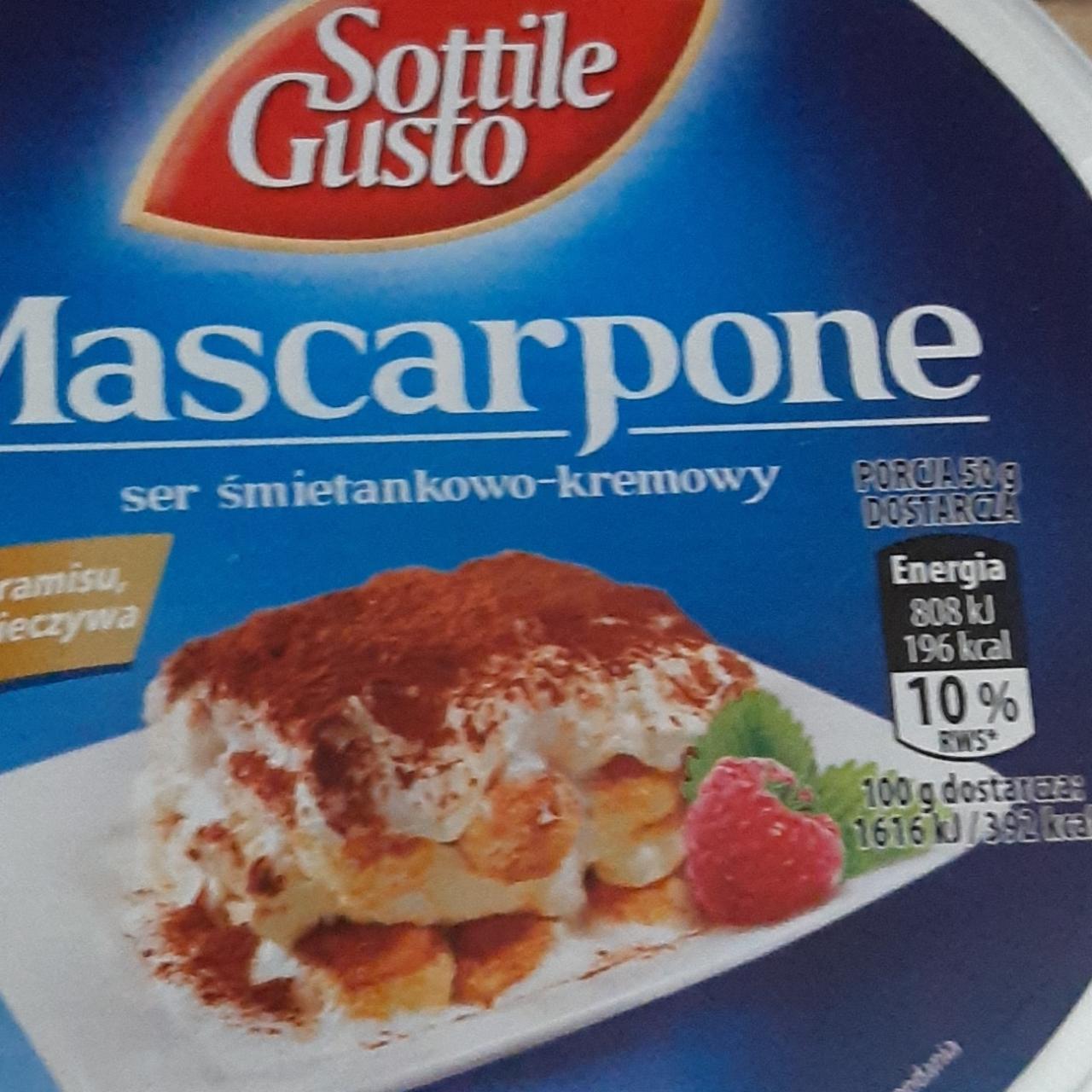 Zdjęcia - Mascarpone Sottile Gusto