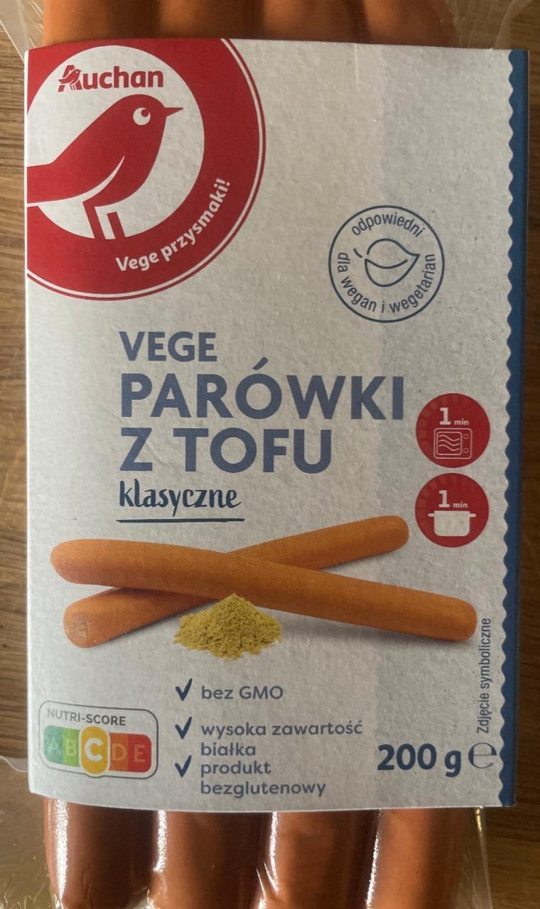 Zdjęcia - Vege parówki z tofu klasyczne Auchan